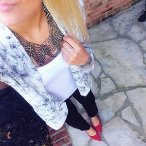 Wayf Marble Cocoon Blazer